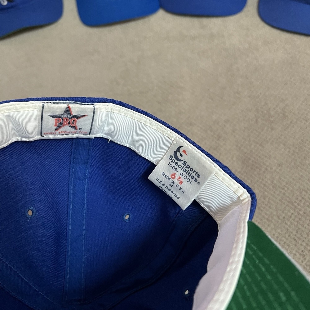 Vintage 1990s Detroit Lions sports specialties script fitted hat 6 7/8 - Picture 5 of 6